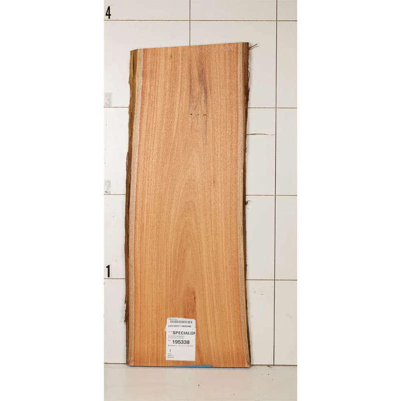Macacauba Wood Slab - Thickness:1-1/4" - Width:17" - Length:44"